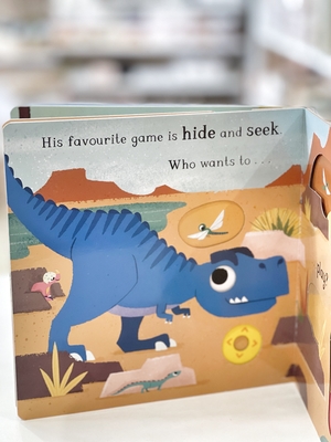 Vollfarbiges Dinosaurier-Storyboard-Buch in angepasster Größe für Kinder