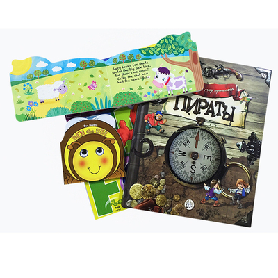 Kundenspezifischer Kinder-Früherziehungs-Puzzle-Buch-Unterrichts-Hilfsbuchdruck