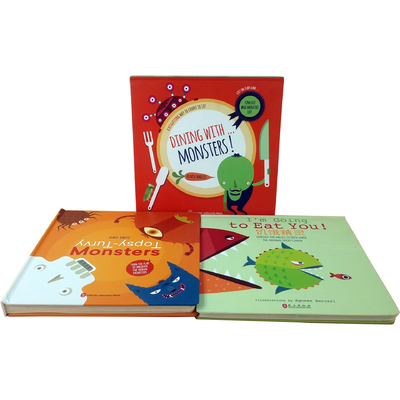 Englische Bilderbücher für Kinder aus der Monster-Serie Pappbücher für Kinder