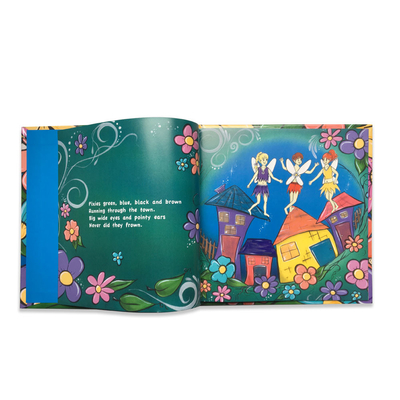 Gebundenes englisches Comic-Geschichtenbuch