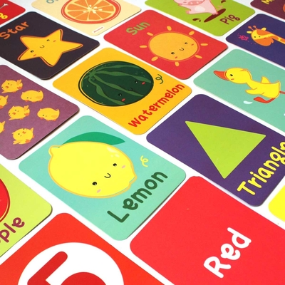 CCNB-Kraftpapier-Bildungs-Flash-Karten-Aktivitäts-Flashcards für 8-Jährige