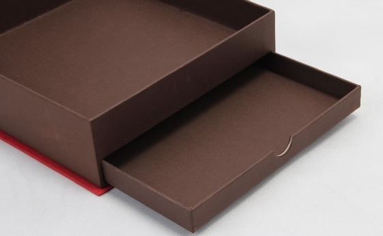 Maßgeschneiderte Doppelschublade Starre Pappschachtel Komprimierte Tee-Geschenkbox