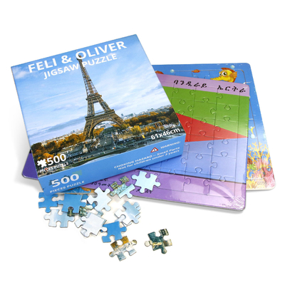 Kinder Montessori Lernspielzeug Benutzerdefinierte Puzzles Holz Weltkarte Puzzle