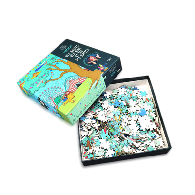Kinder Montessori Lernspielzeug Benutzerdefinierte Puzzles Holz Weltkarte Puzzle