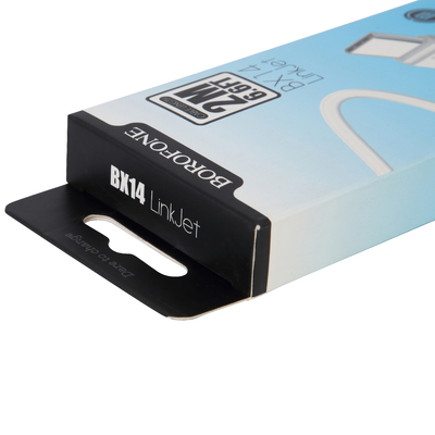 Faltschachtel für elektronische Produkte Benutzerdefinierter Druck Ladekabelbox