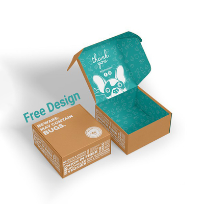 Kraftpapier-Mailer-Versandbox ISO9001 Individuell bedruckte Geschenkbox