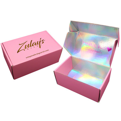 Laser Custom Mailer Versandkarton CMYK Farbkarton Schuhkartons