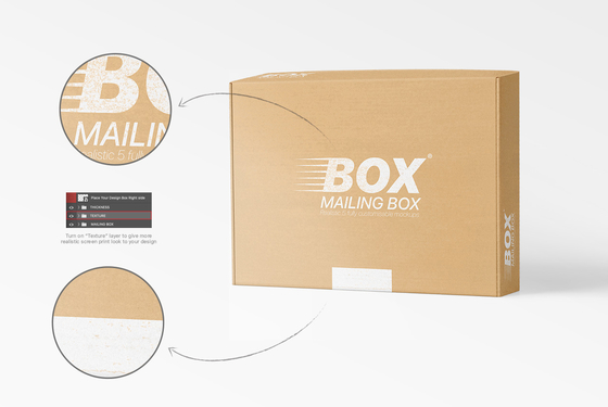 Siebdruck-Versand-Schuhkarton Benutzerdefinierte Druck-Express-Geschenkbox