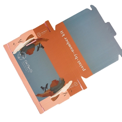 Heißprägefolie, gewellte Versandschachteln, farbige Pappgeschenkboxen, OEM