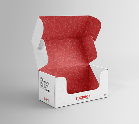 Offsetdruck Free Front Tuck Mailer Boxes Versandbox Mockup
