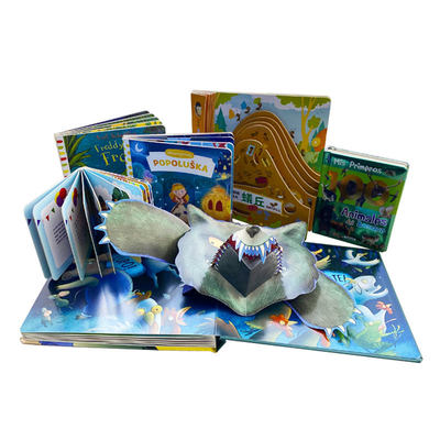 OEM ODM Early Educational Kids Book Printing Popup-Folienbuchdruck für Kinder