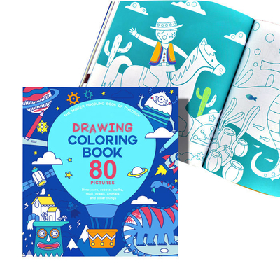 Benutzerdefinierte Softcover Kinderbuchdruck Zeichnung Malbuchdruck für Kinder