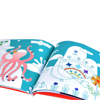 Benutzerdefinierte Softcover Kinderbuchdruck Zeichnung Malbuchdruck für Kinder