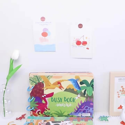 Frühe pädagogische Kinder Papierbuchdruck Vorschule Leises Buch Lehrmittel