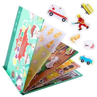 Sedex Matte Art Paper Montessori Quiet Book Kinder Spielzeug Paste Buch