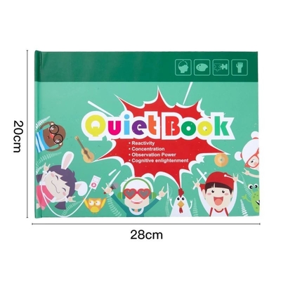 Sedex Matte Art Paper Montessori Quiet Book Kinder Spielzeug Paste Buch