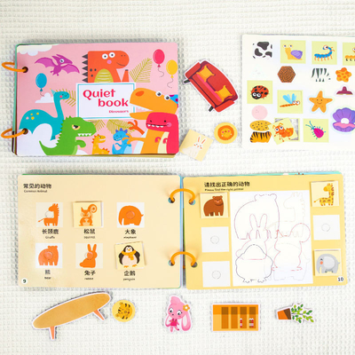 Vorschule Frühes Lernen Kleinkind Aktivitätsbuch Kinderbrettbuch 6&quot;X6&quot; bis 10&quot;X10&quot;