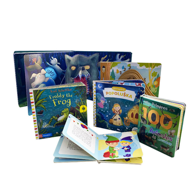 Benutzerdefinierte Hardcover-Offsetbuchdruck Kinderbrettbücher für 2-Jährige