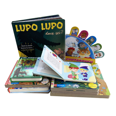 Benutzerdefinierte Hardcover-Offsetbuchdruck Kinderbrettbücher für 2-Jährige