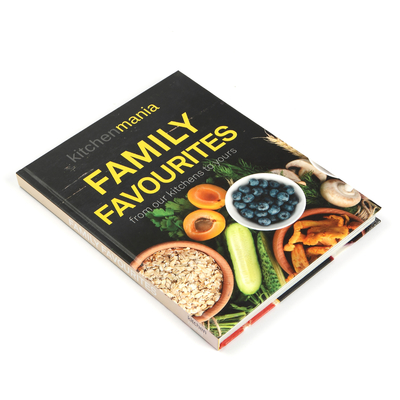 Benutzerdefinierter Hardcover-Buchdruck Familienlieblingskoch-Rezeptbuchdruck