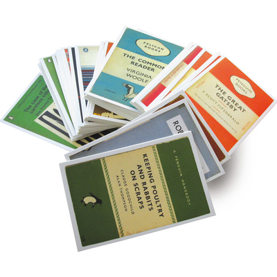 Aktivität Lehrbuch Drucken von Postkartenbüchern
