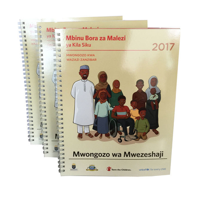 Lehrbuch mit Spiralbindung, 100 g/m², 120 g/m², 140 g/m², Hardcover, Taschenbuch