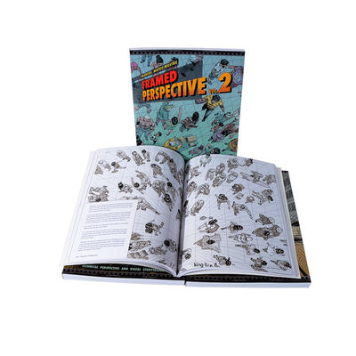 ISO9001 Softcover-Buchdruck Vollfarbiger benutzerdefinierter Comic-Buchdruck