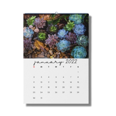 Tischkalender mit mattierter Laminierung zum Drucken von 600–1000 g/m² monatlichen Wandkalendern