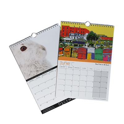 Verschiedene Größen C2S Kunstdruckpapier Kalenderdruck 128 g/m² 157 g/m² 190 g/m² 210 g/m²