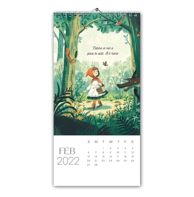 Monatlicher Tischkalender für Kinder 12-Monats-Tischkalender