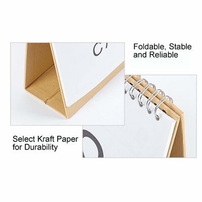 2023 Drucken des Monatskalenders 1400 g/m² 1800 g/m² Tischkalender aus Karton