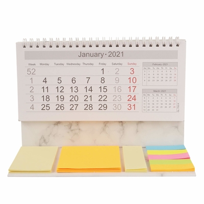 C1S Art Paper Kundenspezifischer Kalender, der vollfarbige Kalender für das Marketing druckt