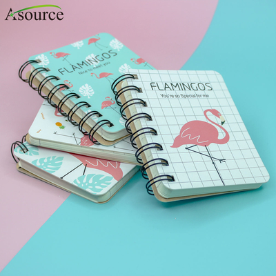 70 g/m² Fashion Cute A4 Notizbücher Mini-Notizbuch mit Spiralbindung
