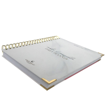 A6-Hardcover-Spiralnotizbuch-Druckübungsbuchdruck OEM ODM