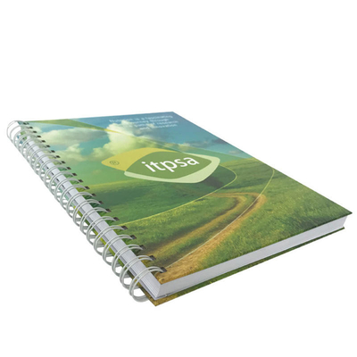 A6-Hardcover-Spiralnotizbuch-Druckübungsbuchdruck OEM ODM