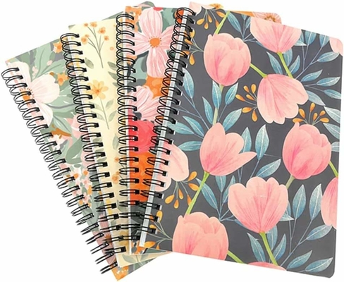 5,5 x 8,5 Zoll, 6 x 9 Zoll, 8,5 x 11 Zoll, Spiralnotizbuch, Druckjournal, drahtgebundenes, liniertes Skizzenbuch