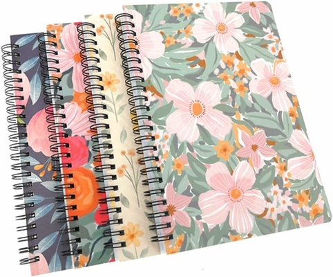 5,5 x 8,5 Zoll, 6 x 9 Zoll, 8,5 x 11 Zoll, Spiralnotizbuch, Druckjournal, drahtgebundenes, liniertes Skizzenbuch