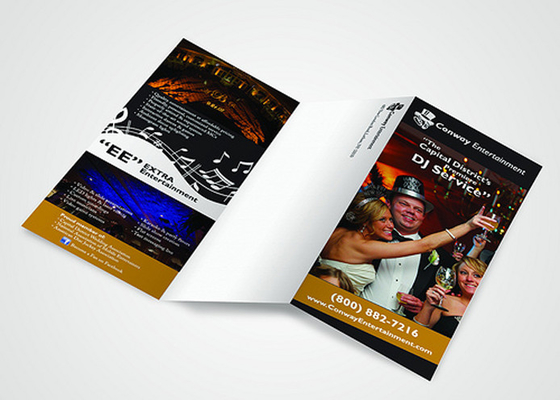 ISO9001 Flyer Design und Druck Benutzerdefinierte Farbe Professioneller Flyerdruck