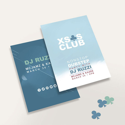 A3 bis A6 Club-Broschüren-Flyer-Druck PMS-Farbparty-Flyer-Druck