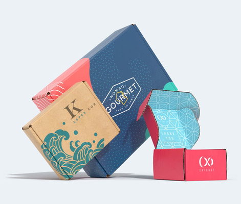 UV-Beschichtungs-Bild-Versand-Kasten-Mode-Geschenk-Kasten-kundenspezifisches Logo