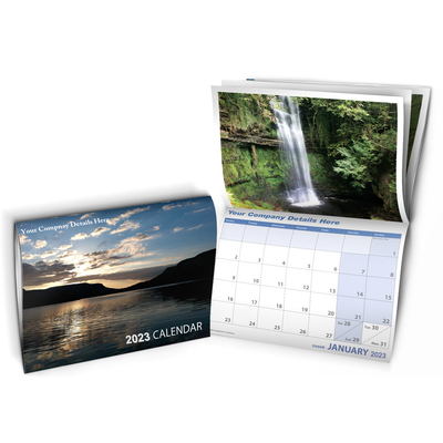 Büroarbeiten 2024 Schreibtischkalender Druck