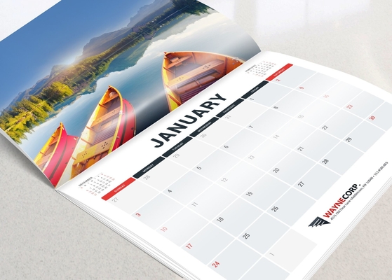 Maßgeschneiderter Kalender 2024 Druckflip-Tisch