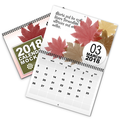Großhandel Geschenk Oem Custom Kalender Druck Kunststoff abreißen Tapete UV-Beschichtung