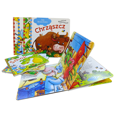 Sattelstiche A5 Babybücher Druck auf maßgeschneiderte Hardcover-Belag Papier