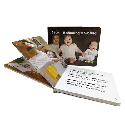 Kinder OEM Custom Board Book Druckdienstleistungen Kinder Dicke Kartonbuch