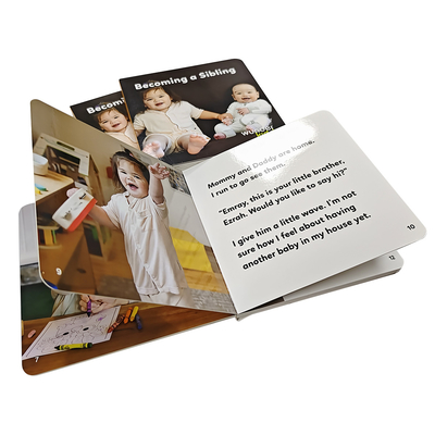 Kinder OEM Custom Board Book Druckdienstleistungen Kinder Dicke Kartonbuch
