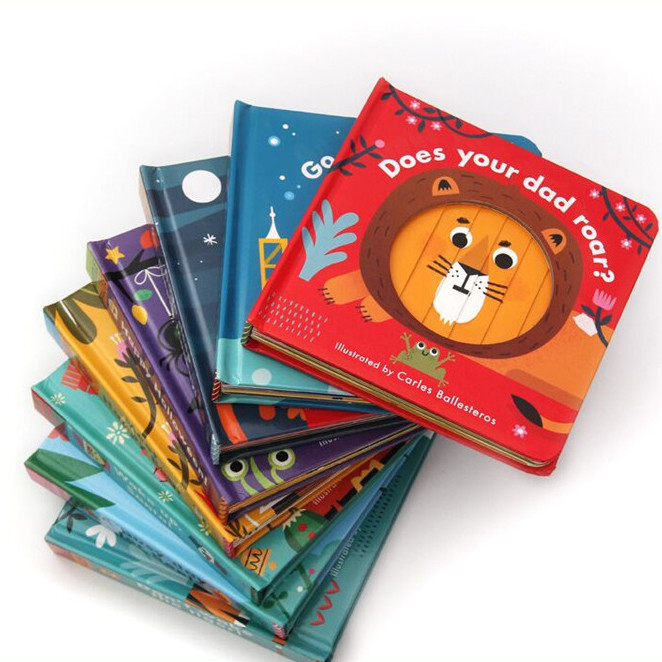 Englischer Kinderkarton Buchdruck Kartonbuchdruck 6,5&quot;X6,5&quot; 7&quot;X7&quot; 8&quot;X8&quot;