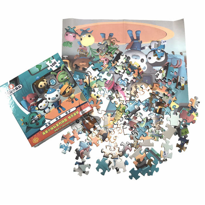 Vollfarbiges, individuell bedrucktes, lustiges Bodenpuzzle für Kinder ab 3 Jahren