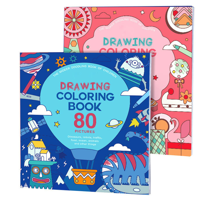 C1S C2S Beschichtetes Hochglanzpapier Kinderbuchdruck zum Ausmalen von Cartoon-Farbbüchern