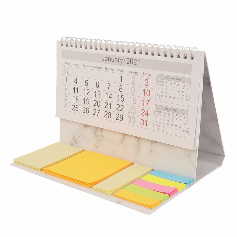 C1S Art Paper Kundenspezifischer Kalender, der vollfarbige Kalender für das Marketing druckt
